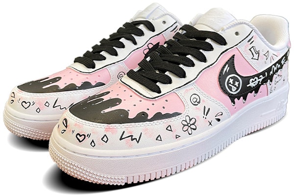 나이키 에어포스 1 로우 '스윗하트 초콜릿 그라피티 드립' (커스텀) 315122-111(TeamD-男款甜心巧克力) Lookbook 나이키 에어포스 1 로우 '스윗하트 초콜릿 그라피티 드립' (커스텀) 315122-111(TeamD-男款甜心巧克力)