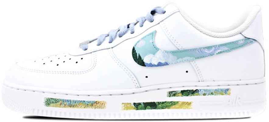 나이키 에어포스 1 '07 "고흐 밀밭과 사이프러스" 커스텀 (59 characters) CW2288-111(Team叁-男女款手绘喷绘麦田与柏树) Buy 나이키 에어포스 1 '07 "고흐 밀밭과 사이프러스" 커스텀 (59 characters) CW2288-111(Team叁-男女款手绘喷绘麦田与柏树)
