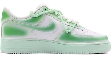 【定制球鞋】Nike Air Force 1 Low 07 空軍一號 蒸汽木偶 vibe風做舊 漸變 板鞋 男款 薄荷綠 Order 【定制球鞋】Nike Air Force 1 Low 07 空軍一號 蒸汽木偶 vibe風做舊 漸變 板鞋 男款 薄荷綠