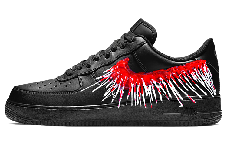 Buy 나이키 에어포스 1 로우 '07 '베놈 팽' (커스텀) CW2288-001-(TeamY-男款血牙)