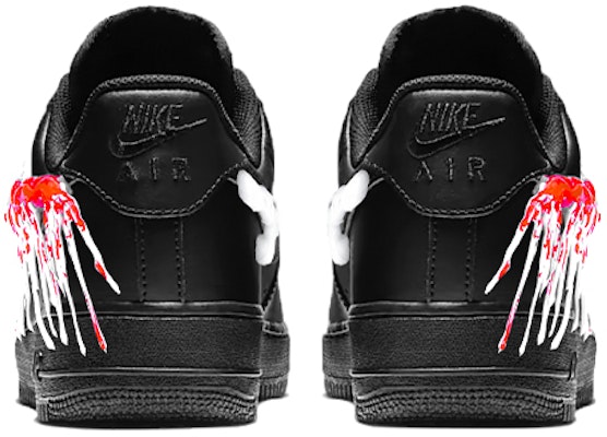 나이키 에어포스 1 로우 '07 '베놈 팽' (커스텀) CW2288-001-(TeamY-男款血牙) Details for 나이키 에어포스 1 로우 '07 '베놈 팽' (커스텀) CW2288-001-(TeamY-男款血牙)