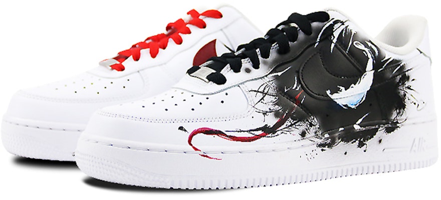 カスタムAF1 '07 "ヴェノム・スプラッシュインク" CW2288-111(Team-叁男女款喷绘手绘黑红毒液) Lookbook カスタムAF1 '07 "ヴェノム・スプラッシュインク" CW2288-111(Team-叁男女款喷绘手绘黑红毒液)