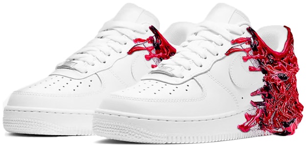 【客製化球鞋】Nike Air Force 1 Low 07 空軍一號 毒液 超級反派 暗黑系 低筒 休閒鞋 男女同款 黑 Purchase 【客製化球鞋】Nike Air Force 1 Low 07 空軍一號 毒液 超級反派 暗黑系 低筒 休閒鞋 男女同款 黑