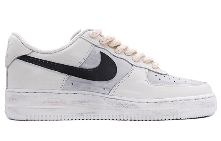 Order カスタム ナイキ エアフォース1 '07 'グレイホワイト' CW2288-111(TeamM-男女同款银饰羽毛灰白)