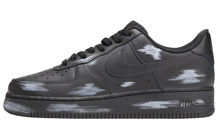 Buy [Sepatu Kustom] Nike Air Force 1 Low '07 'Vintage Hitam Abu-abu Distressed' CW2288-001(TeamThree-男款复古黑白QD)