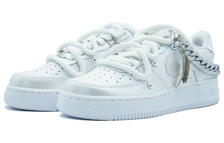 [Custom Shoes] Nike Air Force 1 Low '07 'White Silver Graffiti' 圖 3