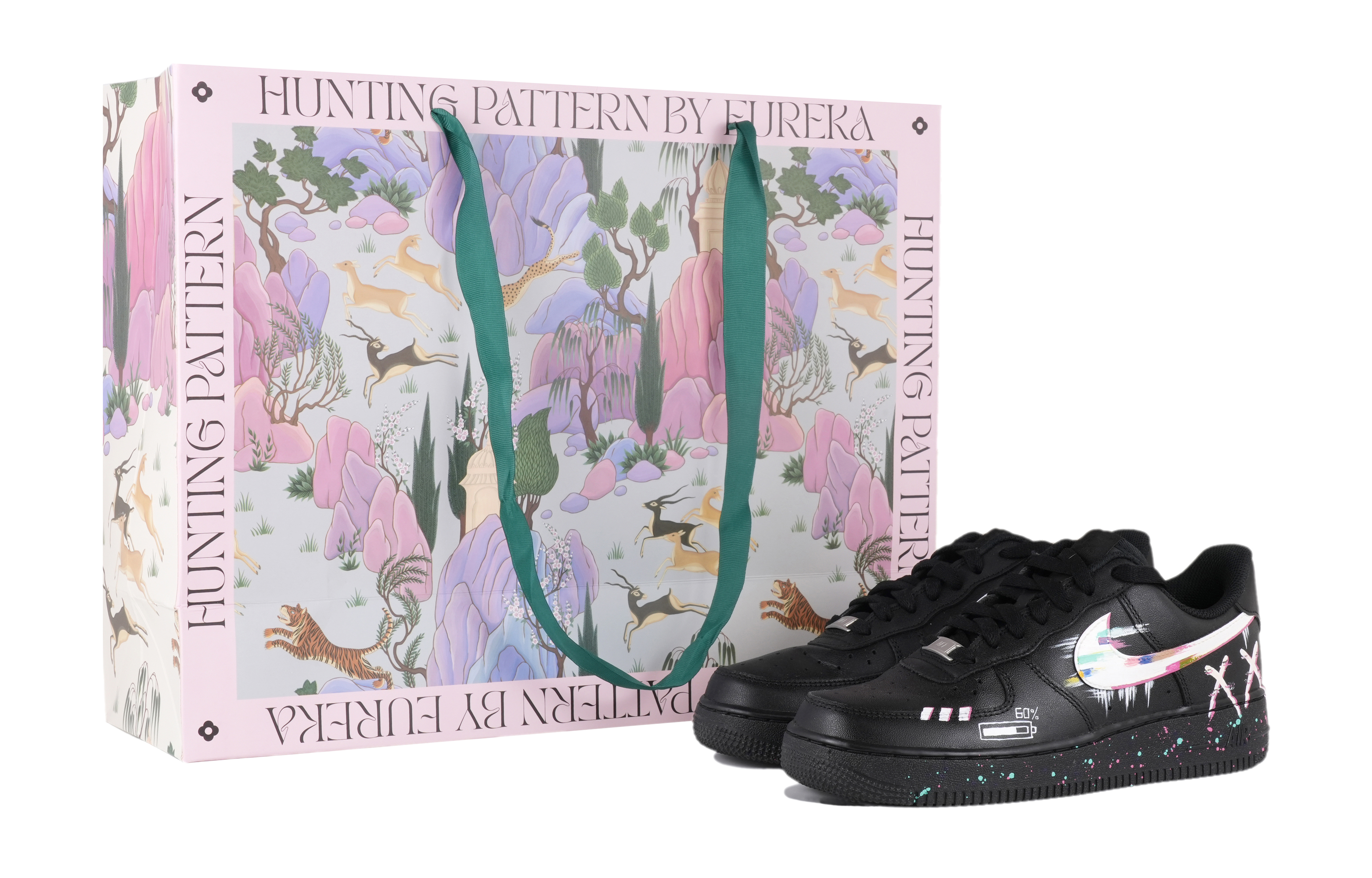 Buy [Sepatu Custom] Nike Air Force 1 Low '07 Custom Fatsuo Craftsman 'Midnight Streets' CW2288-001-457764