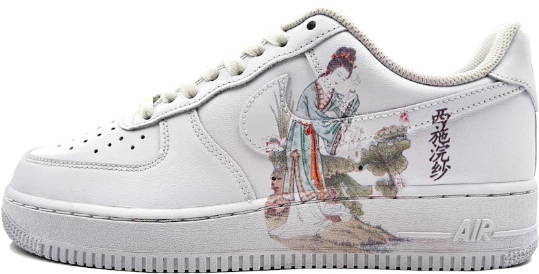 【訂製球鞋】 Nike Air Force 1 Low 07 國潮 西施浣紗 低筒 板鞋 男款 白棕 Buy 【訂製球鞋】 Nike Air Force 1 Low 07 國潮 西施浣紗 低筒 板鞋 男款 白棕