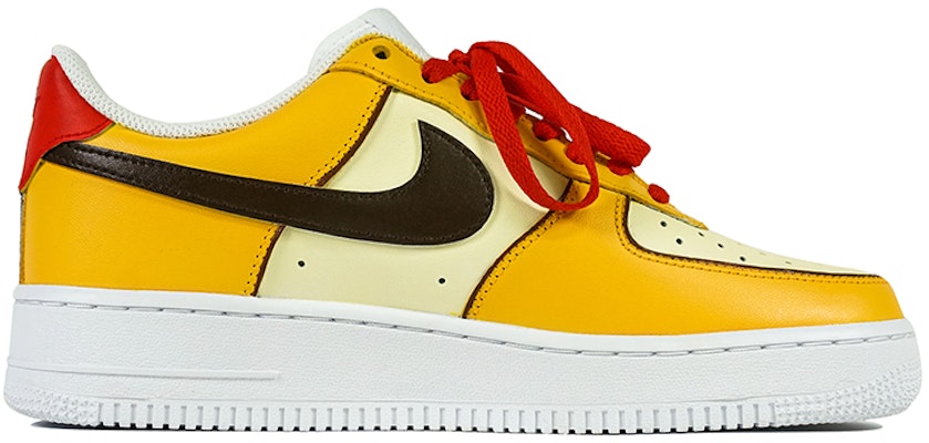 【定製球鞋】Nike Air Force 1 Low 玖制 惡搞 3D火焰 動漫主題定製 二次元 低幫 板鞋 男款 橘黃 Order 【定製球鞋】Nike Air Force 1 Low 玖制 惡搞 3D火焰 動漫主題定製 二次元 低幫 板鞋 男款 橘黃