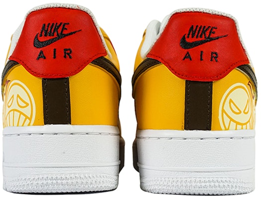 【定製球鞋】Nike Air Force 1 Low 玖制 惡搞 3D火焰 動漫主題定製 二次元 低幫 板鞋 男款 橘黃 Shop 【定製球鞋】Nike Air Force 1 Low 玖制 惡搞 3D火焰 動漫主題定製 二次元 低幫 板鞋 男款 橘黃