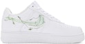 Order 【訂製球鞋】Nike Air Force 1 Low 玫瑰花 3D手繪 觸覺藝術 不褪色 低筒 板鞋 男款 白紅