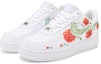 Lookbook 【訂製球鞋】Nike Air Force 1 Low 玫瑰花 3D手繪 觸覺藝術 不褪色 低筒 板鞋 男款 白紅