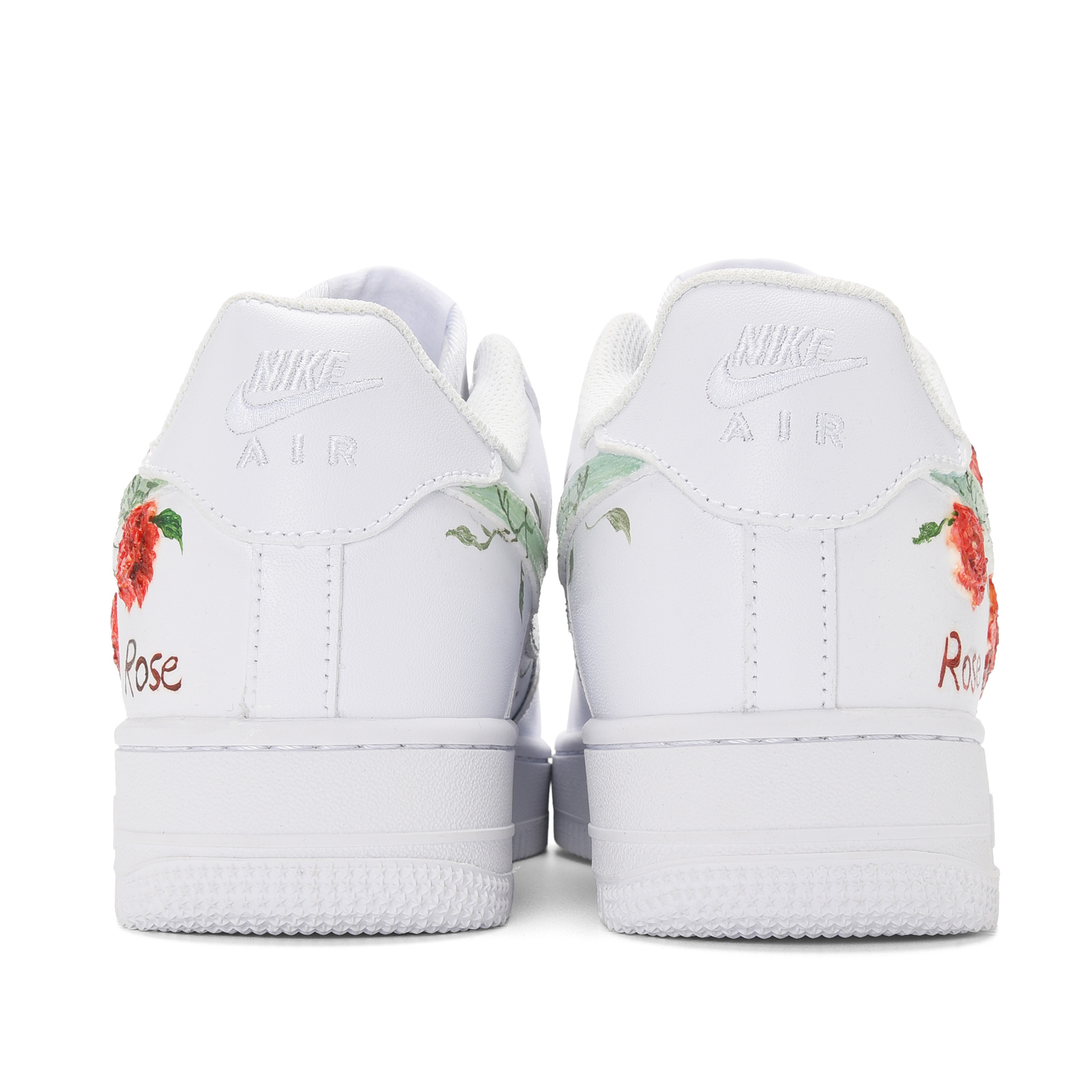 Purchase [Zapatos Personalizados] Nike Air Force 1 Low 'Arte Toque Rosa 3D' CW2288-111(Team23-男款-玫瑰花-纯白)