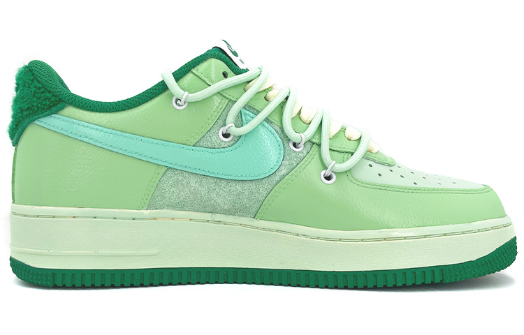 Order [Sepatu Kustom] Nike Air Force 1 Low '520 Vibe Distressed Hijau' DO5220-131(TeamK-男款蓝色皮牌)