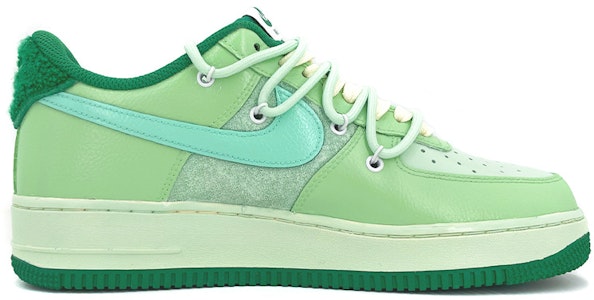 【定制球鞋】 Nike Air Force 1 Low 520 vibe風做舊 毛邊 藍色皮牌 低幫 板鞋 男款 綠色 Order 【定制球鞋】 Nike Air Force 1 Low 520 vibe風做舊 毛邊 藍色皮牌 低幫 板鞋 男款 綠色