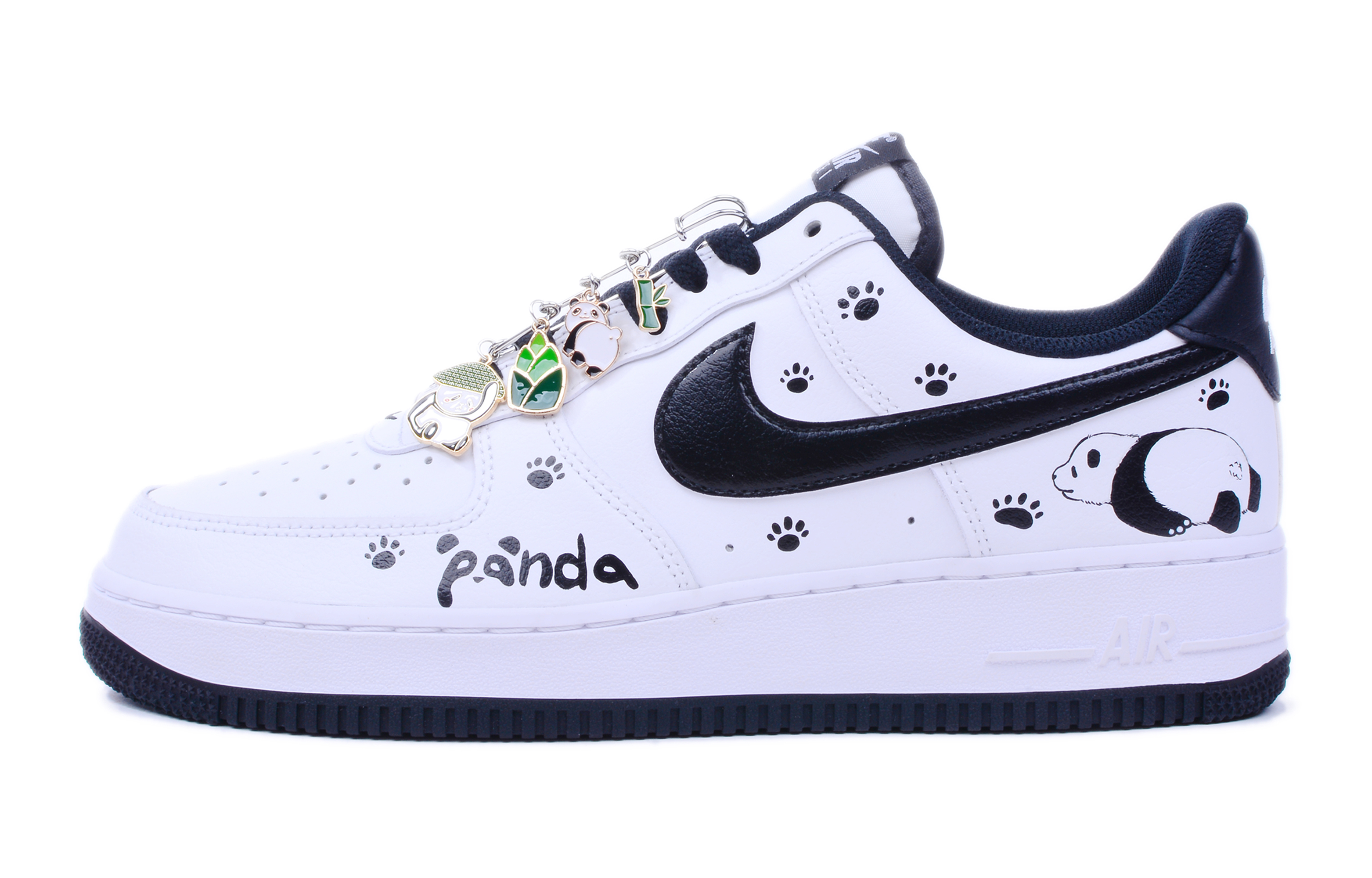[Custom Shoes] Nike Air Force 1 Low '熊猫 Black-White'