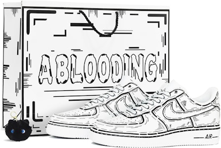 【定制球鞋】 Nike Air Force 1 Low ABLOODING 二次元系列 混亂線條 撕漫風 低筒 板鞋 男款 黑色 Buy 【定制球鞋】 Nike Air Force 1 Low ABLOODING 二次元系列 混亂線條 撕漫風 低筒 板鞋 男款 黑色