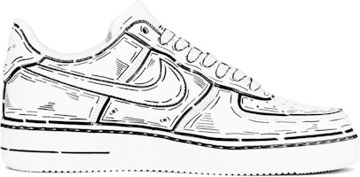 【定制球鞋】 Nike Air Force 1 Low ABLOODING 二次元系列 混亂線條 撕漫風 低筒 板鞋 男款 黑色 Lookbook 【定制球鞋】 Nike Air Force 1 Low ABLOODING 二次元系列 混亂線條 撕漫風 低筒 板鞋 男款 黑色