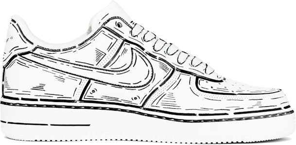 【定制球鞋】 Nike Air Force 1 Low ABLOODING 二次元系列 混亂線條 撕漫風 低筒 板鞋 男款 黑色 Lookbook 【定制球鞋】 Nike Air Force 1 Low ABLOODING 二次元系列 混亂線條 撕漫風 低筒 板鞋 男款 黑色