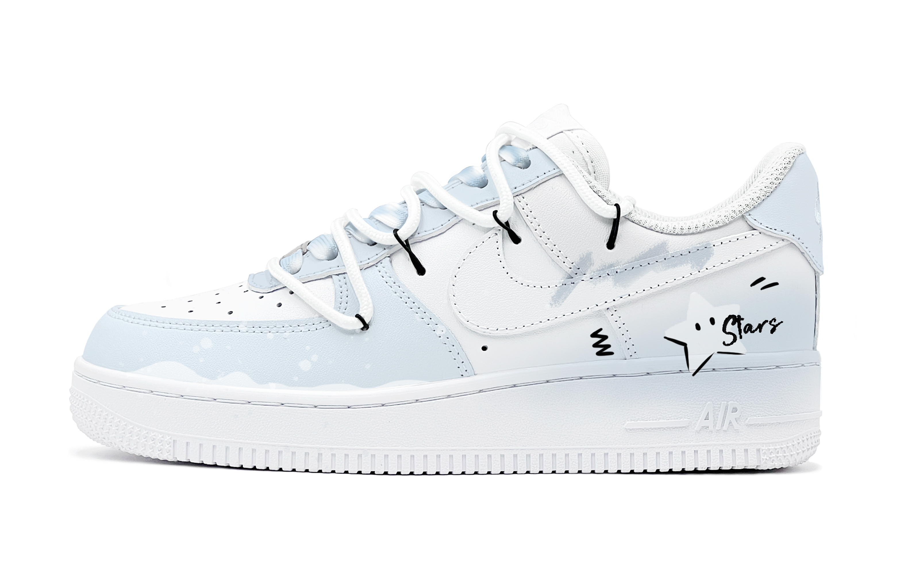 Buy Zapatillas Nike Air Force 1 Low 'Academy Style Lucky Star' DH2920-111(TeamS-蓝白星星女S-BOX)