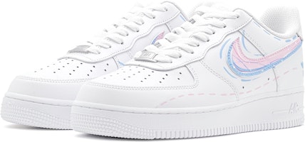 【カスタムシューズ】ナイキ エアフォース 1 ロー 'アカデミースタイル スウッシュ ピンクブルー' DH2920-111(TeamS-炫彩线条女S-BOX) Lookbook 【カスタムシューズ】ナイキ エアフォース 1 ロー 'アカデミースタイル スウッシュ ピンクブルー' DH2920-111(TeamS-炫彩线条女S-BOX)