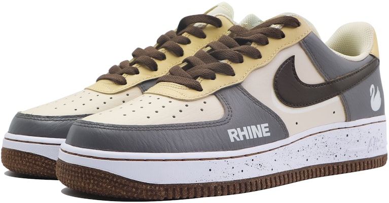 【定制球鞋】 Nike Air Force 1 Low emb "啤酒棕" 奇妙藝術館 低幫 板鞋 男款 灰棕 Lookbook 【定制球鞋】 Nike Air Force 1 Low emb "啤酒棕" 奇妙藝術館 低幫 板鞋 男款 灰棕