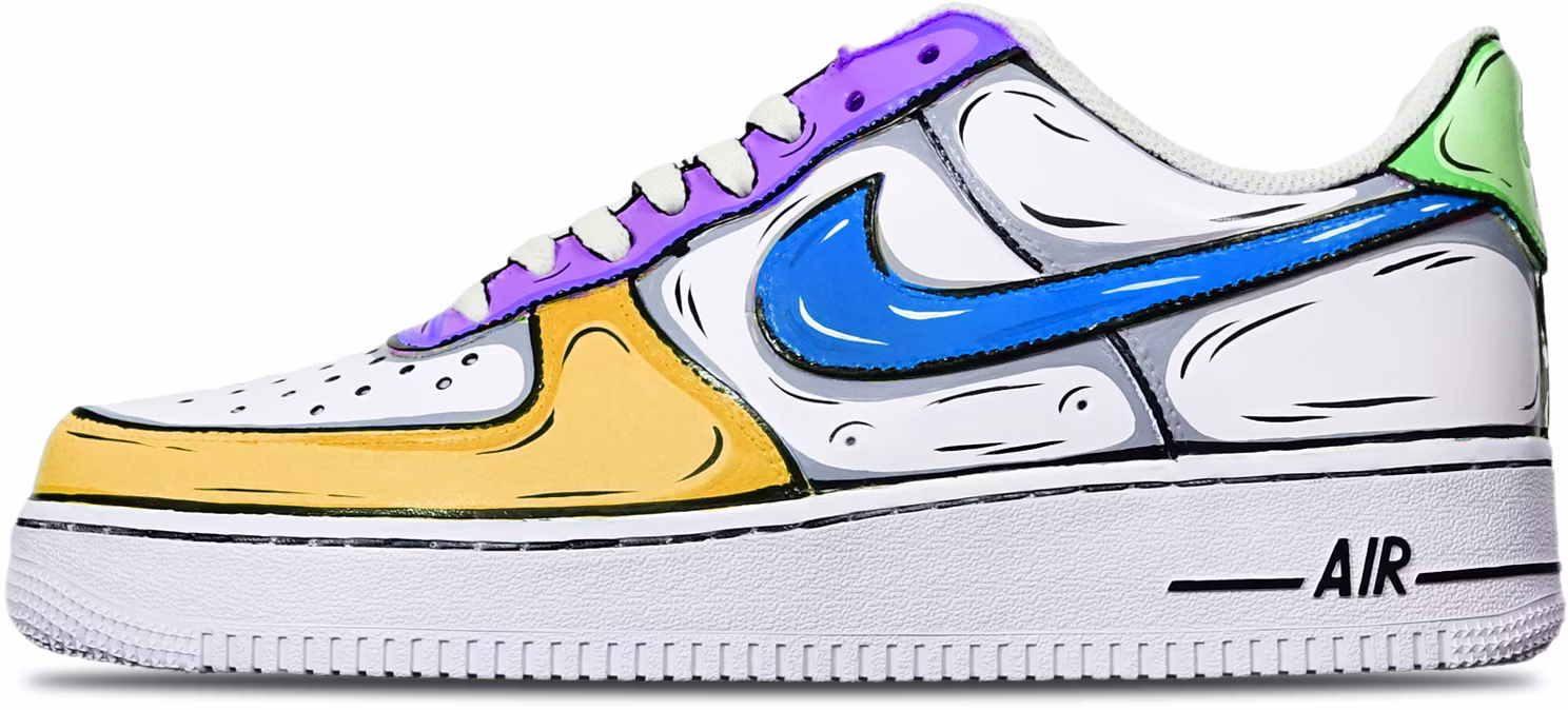 custom-shoes-nike-air-force-1-low-anime-multicolor