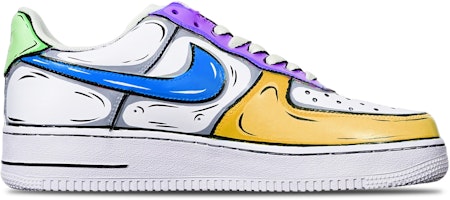 ナイキ エアフォース1 ロー "アニメ マルチカラー" (カスタム) CW2288-111(TeamT-二次元橙紫绿S-BOX) Order ナイキ エアフォース1 ロー "アニメ マルチカラー" (カスタム) CW2288-111(TeamT-二次元橙紫绿S-BOX)