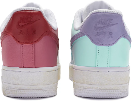 【客製化球鞋】Nike Air Force 1 Low BIGNIU 空軍一號 古董風 极光鴛鴦 特殊鞋盒 低筒 板鞋 男款 藍紫紅米 Shop 【客製化球鞋】Nike Air Force 1 Low BIGNIU 空軍一號 古董風 极光鴛鴦 特殊鞋盒 低筒 板鞋 男款 藍紫紅米