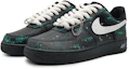 Lookbook 【訂製球鞋】 Nike Air Force 1 Low '07 空軍一號 極光 繁星點點 珠光皮勾 潮流 低筒 滑板鞋 男款 綠黑銀