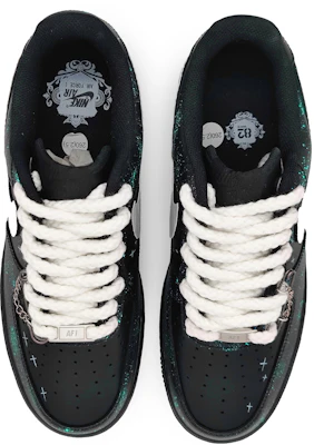 【訂製球鞋】 Nike Air Force 1 Low '07 空軍一號 極光 繁星點點 珠光皮勾 潮流 低筒 滑板鞋 男款 綠黑銀 Shop 【訂製球鞋】 Nike Air Force 1 Low '07 空軍一號 極光 繁星點點 珠光皮勾 潮流 低筒 滑板鞋 男款 綠黑銀