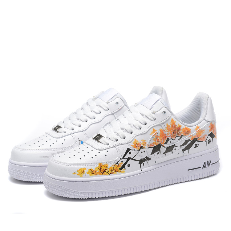 Lookbook [定制鞋款] 耐克空军一号低帮鞋 '秋季乡村风' CW2288-111(Team54-男款秋天的乡村)