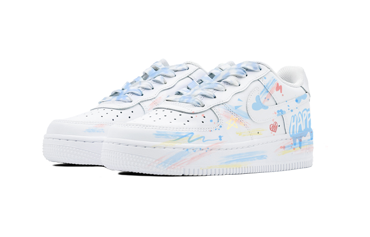 Shop [Kasut Custom] Nike Air Force 1 Rendah 'Graffiti Perjalanan Musim Luruh' DH2920-111-465946