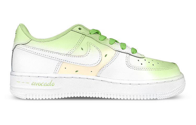 Order 나이키 에어포스 1 로우 '아보카도 페이드' (커스텀) CW2288-111(Team47-男款牛油果)