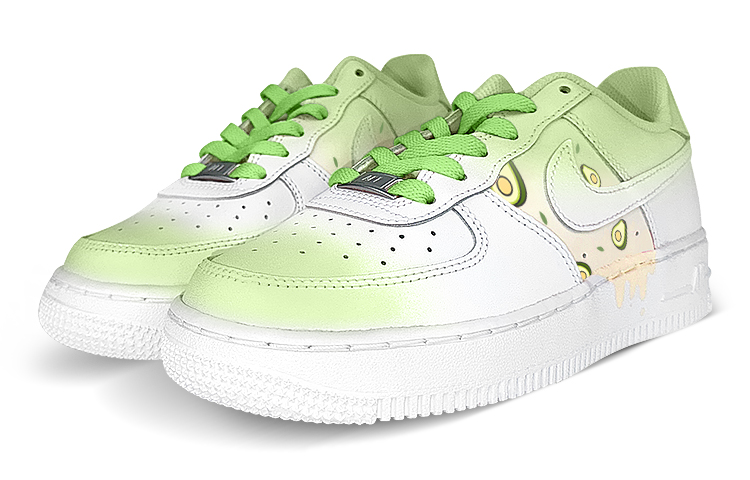 Lookbook 나이키 에어포스 1 로우 '아보카도 페이드' (커스텀) CW2288-111(Team47-男款牛油果)