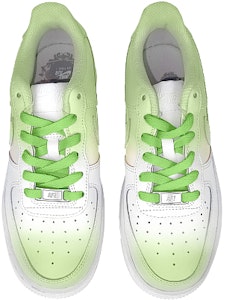 【訂製球鞋】Nike Air Force 1 Low 空軍一號 酪梨 漸變 暈染 流淌 低幫 板鞋 男款 白綠 Shop 【訂製球鞋】Nike Air Force 1 Low 空軍一號 酪梨 漸變 暈染 流淌 低幫 板鞋 男款 白綠