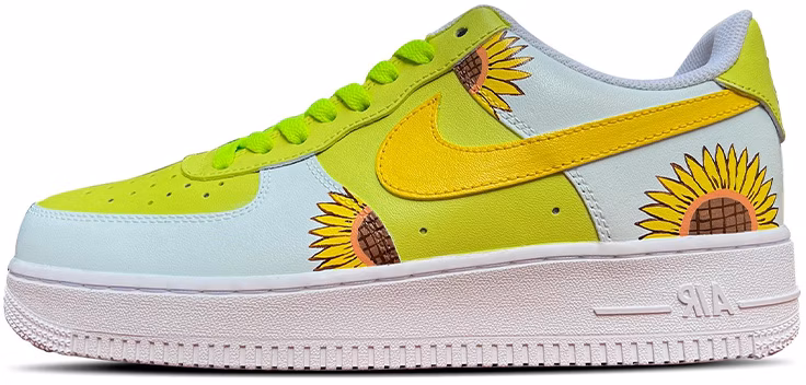 custom-shoes-nike-air-force-1-low-avocado-green-baby-blue-sunflower