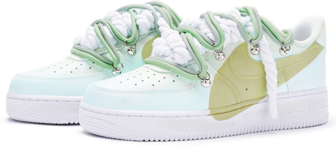 Zapatillas Nike Air Force 1 Low 'Verde Aguacate-Azul' Personalizadas CW2288-111(TeamR-男款T10果绿S-BOX) Lookbook Zapatillas Nike Air Force 1 Low 'Verde Aguacate-Azul' Personalizadas CW2288-111(TeamR-男款T10果绿S-BOX)