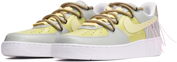 【定制球鞋】 Nike Air Force 1 Low 空軍一號 牛油果 縫線 低筒 帆布鞋 男款 黃灰 Lookbook 【定制球鞋】 Nike Air Force 1 Low 空軍一號 牛油果 縫線 低筒 帆布鞋 男款 黃灰