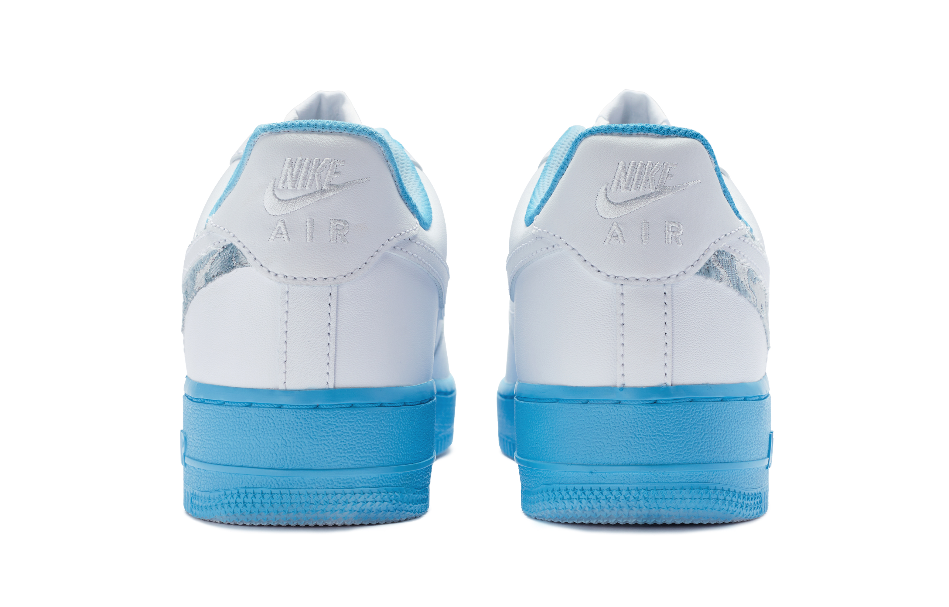 Purchase [Nike Sepatu Custom] Air Force 1 Low 'Bailan Summer Breeze' DH2920-111(Team80-女款白兰地白蓝)