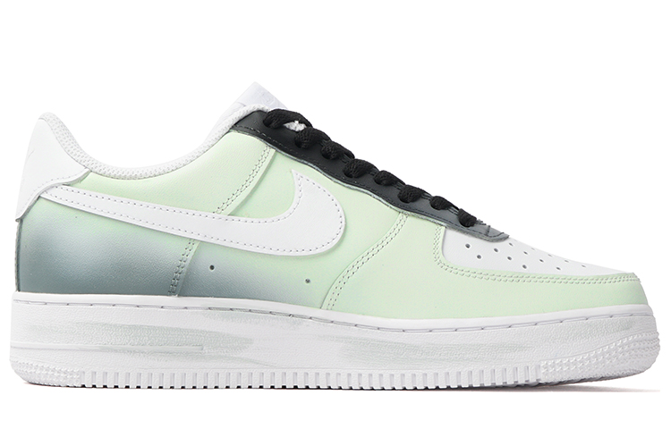 Order [カスタムシューズ] ナイキ エアフォース1 ロー '竹インクペインティング' CW2288-111(Team拾柒-男款低帮竹意板鞋青白)