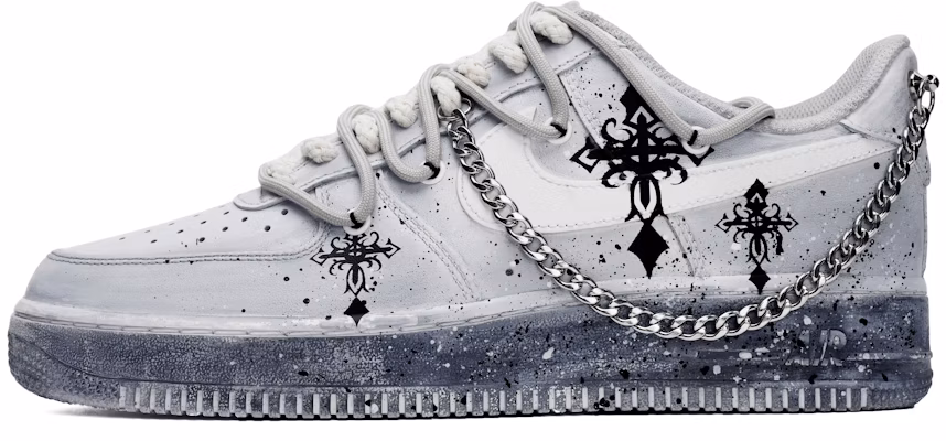 ナイキ AF1 ロー "洗礼" グレー/ブラック (カスタム) CW2288-111(Team11-受洗日男灰黑S-BOX) Buy ナイキ AF1 ロー "洗礼" グレー/ブラック (カスタム) CW2288-111(Team11-受洗日男灰黑S-BOX)