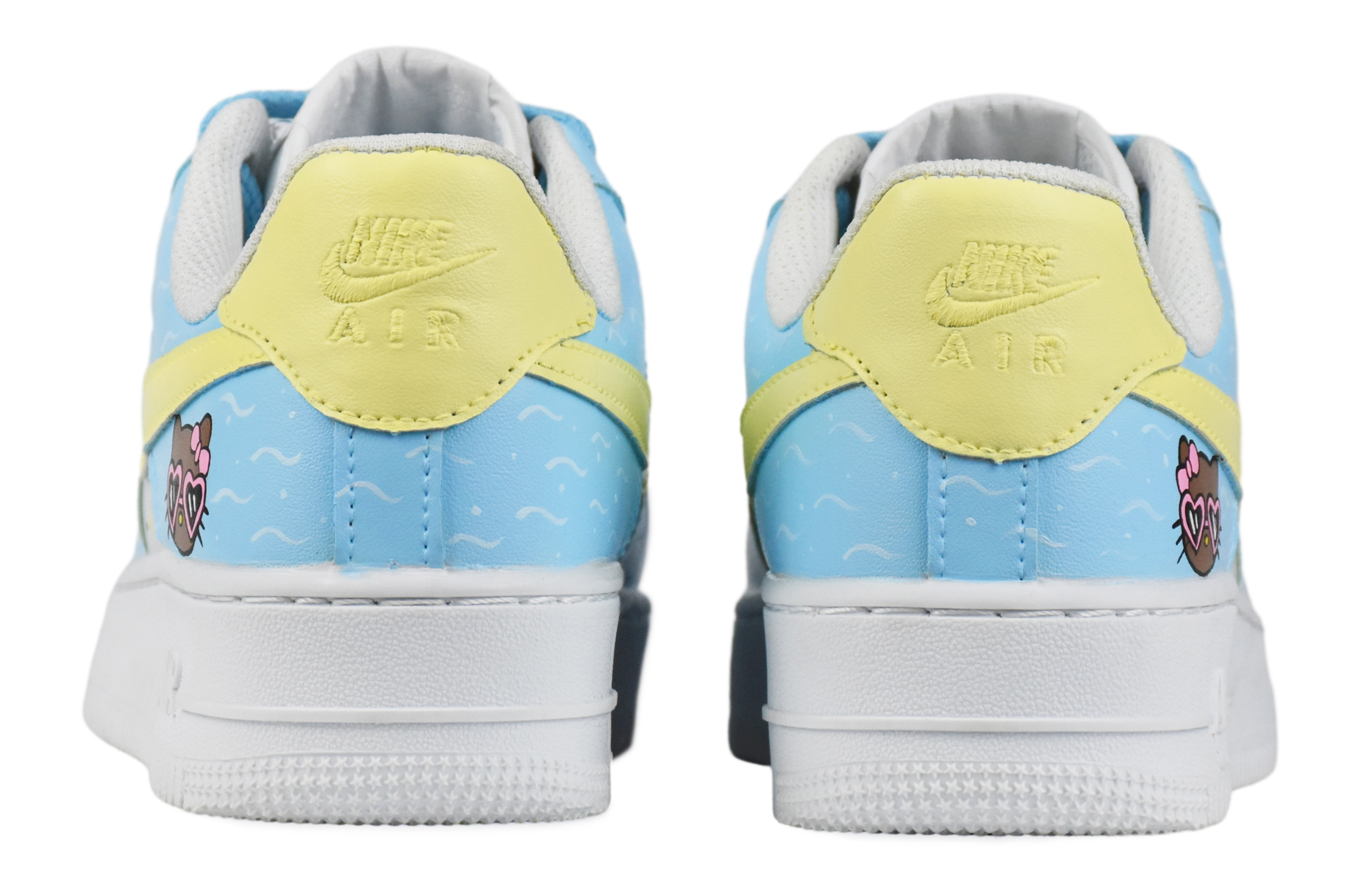 Purchase [Nike Kasut] Nike Air Force 1 Rendah 'Beach Kitty Graffiti' CW2288-111(TeamD-男款海滩猫咪)