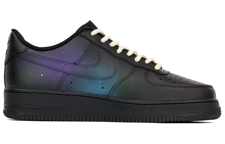 Order ナイキ AF1 ロー "北斗七星グラデ" (カスタム) CW2288-001(TeamThree-男款北斗七星黑紫)
