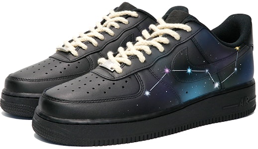 ナイキ AF1 ロー "北斗七星グラデ" (カスタム) CW2288-001(TeamThree-男款北斗七星黑紫) Lookbook ナイキ AF1 ロー "北斗七星グラデ" (カスタム) CW2288-001(TeamThree-男款北斗七星黑紫)