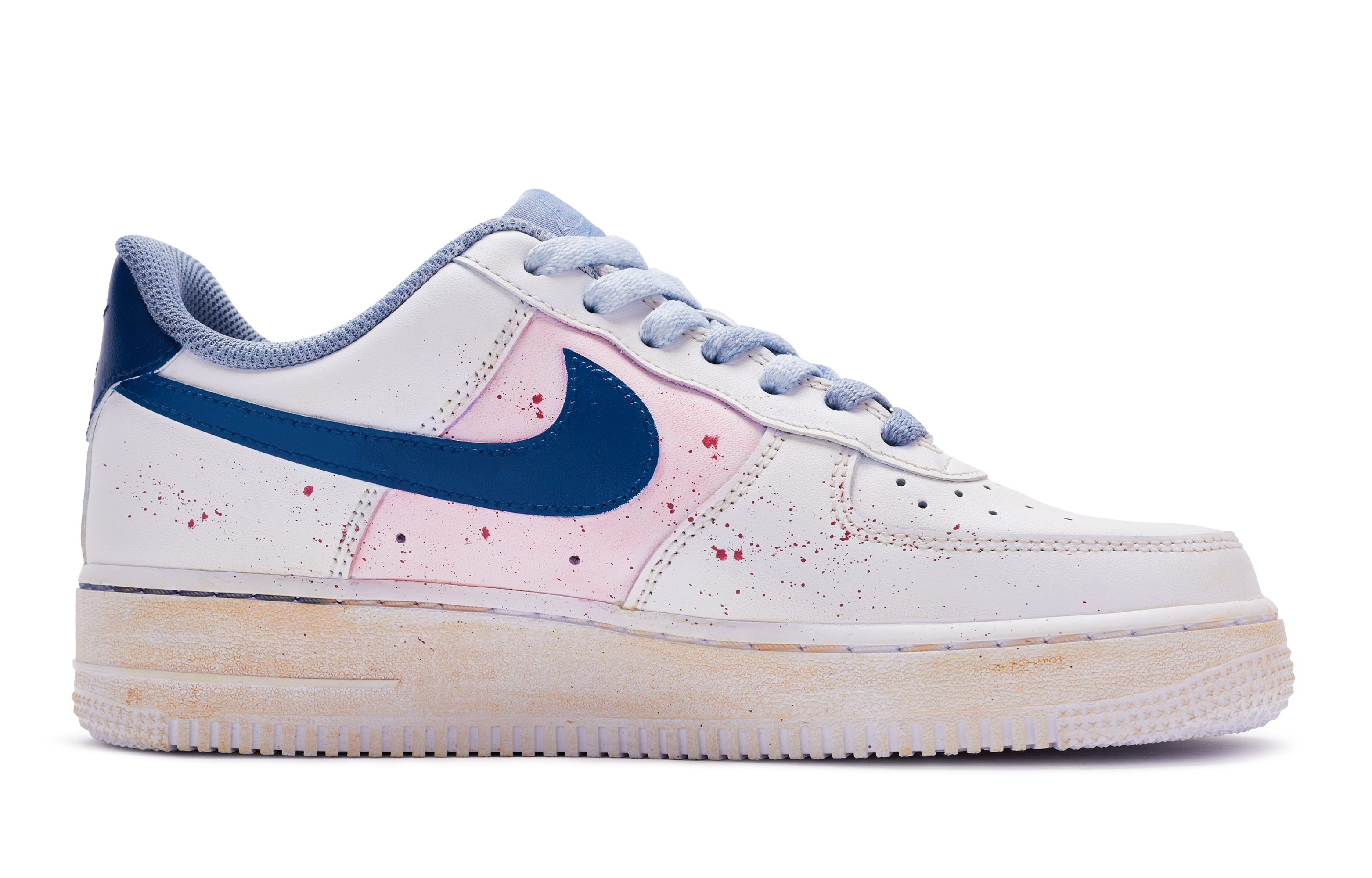 Order Zapatillas Nike Air Force 1 Low 'BIGNIU Blueberry Pie' DH2920-111(TeamR-女款蓝莓派S-BOX)