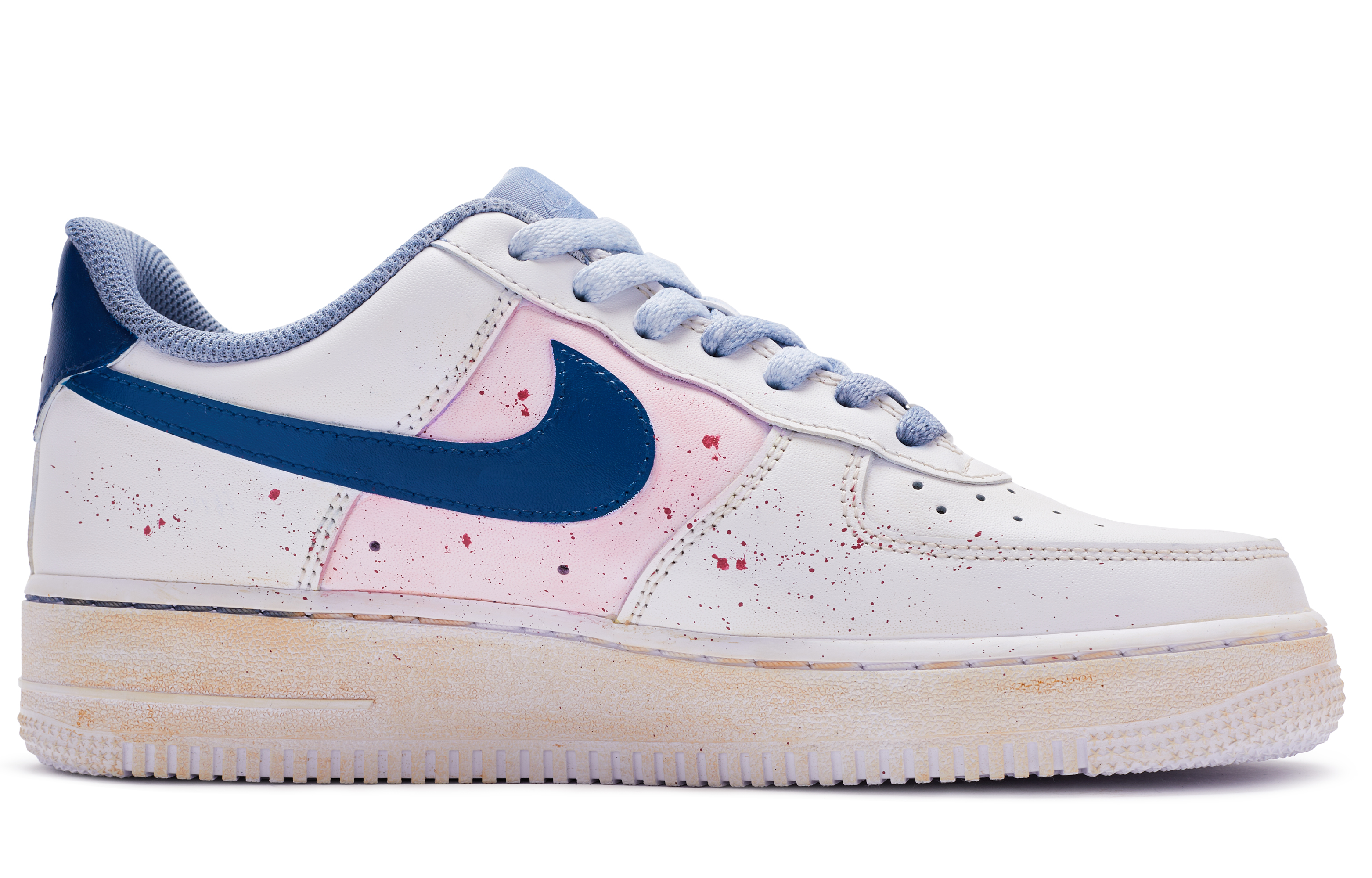 [Custom Shoes] Nike Air Force 1 Low 'BIGNIU Blueberry Pie' 圖 2