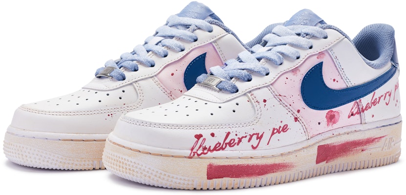 나이키 AF1 로우 '빅뉴 블루베리 파이' (커스텀) DH2920-111(TeamR-女款蓝莓派S-BOX) Lookbook 나이키 AF1 로우 '빅뉴 블루베리 파이' (커스텀) DH2920-111(TeamR-女款蓝莓派S-BOX)