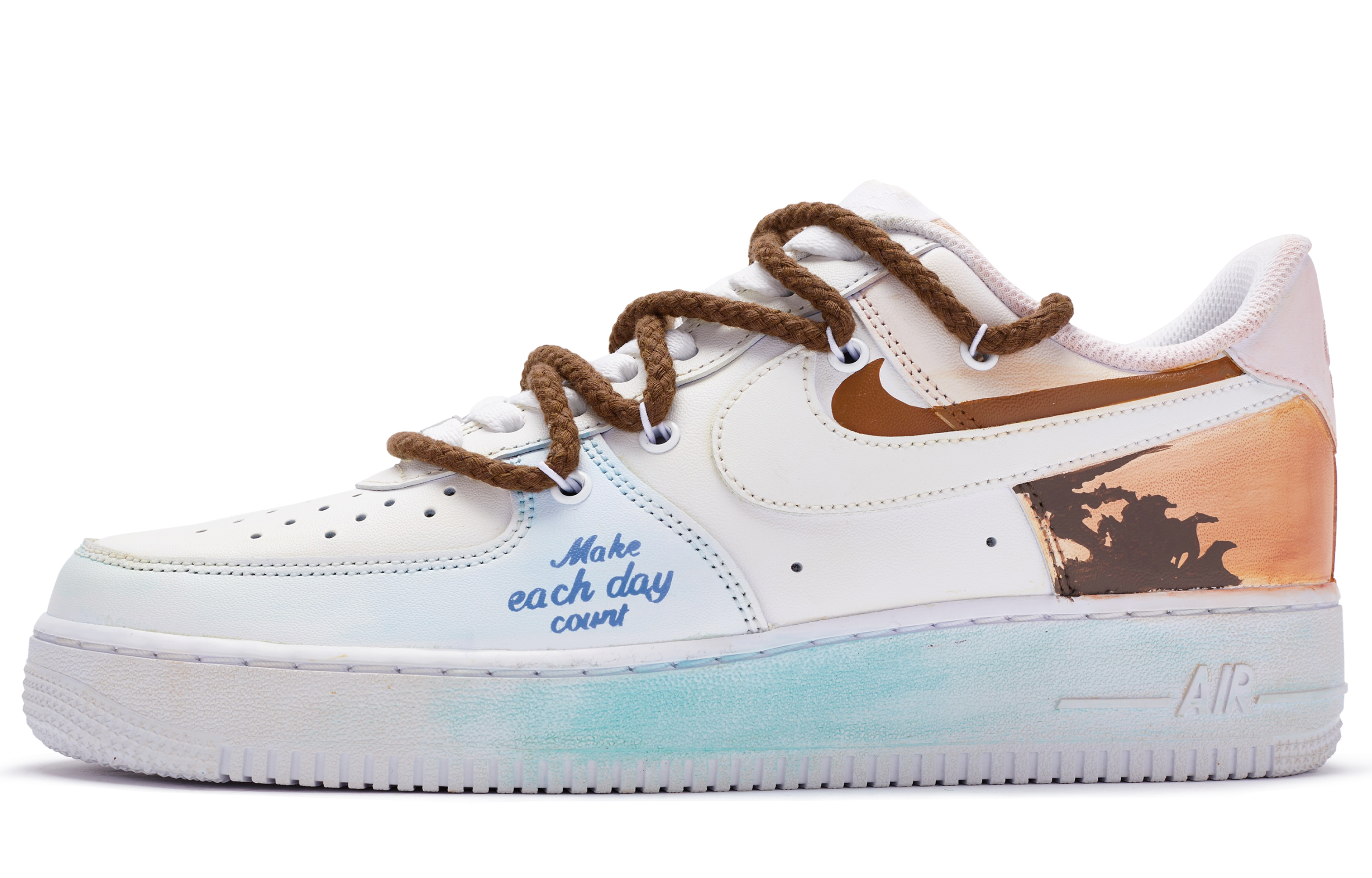 [Custom Shoes] Nike Air Force 1 Low 'BIGNIU Ocean Love'