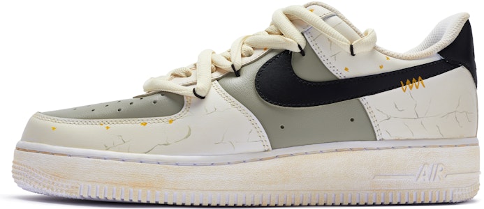 【訂製球鞋】 Nike Air Force 1 Low BIGNIU 病態編織 情緒 手繪噴繪 低筒 板鞋 男款 米灰黑 Buy 【訂製球鞋】 Nike Air Force 1 Low BIGNIU 病態編織 情緒 手繪噴繪 低筒 板鞋 男款 米灰黑